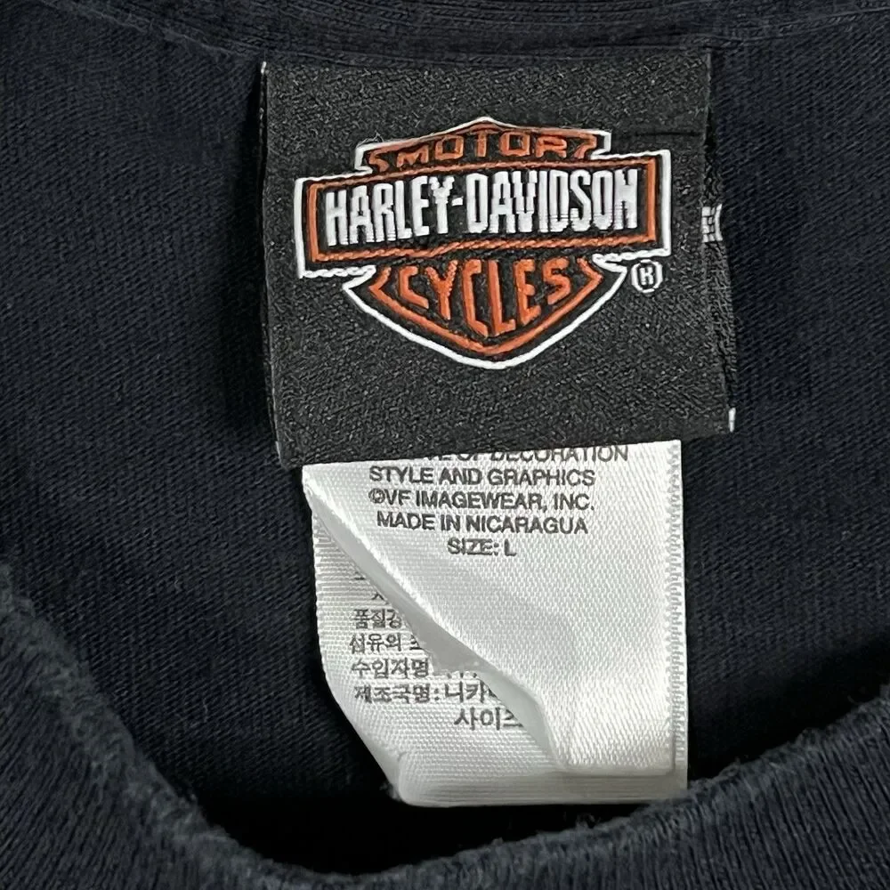 Thunder In Rockies Harley Davidson T Shirt Sz L Motorcycle Biker Loveland CO
